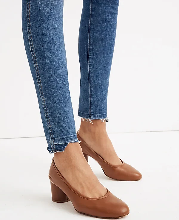 Madewell 10" High-Rise Skinny Jeans: Drop Step-Hem Edition - Imagen 5