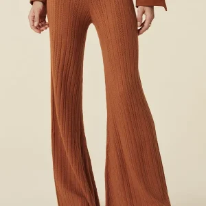 Spell & the Gypsy Brooklyn Bells Pointelle Knit Elastic Waist Trousers
