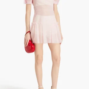 The Vampire's Wife The Fairy Goddess Pink Embellished Tulle Mini Dress