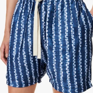 Kartik Research Blue Tie Dye Silk Shorts