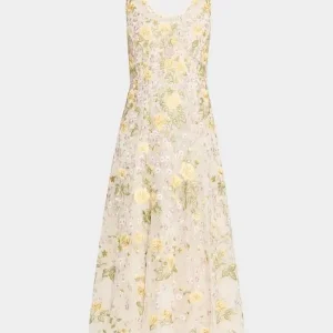 Needle & Thread Embroidered Florine Ballerina Plus Size Dress