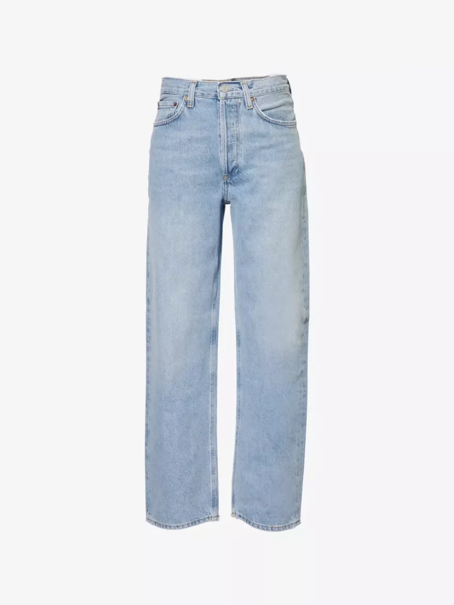 Agolde Henson Baggy Taper Denim Jeans in Replica