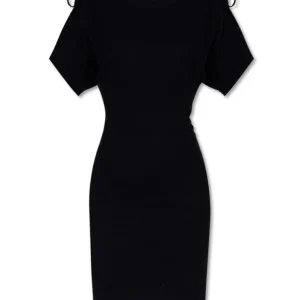 Isabel Marant Black Zarko Mini T-Shirt Dress