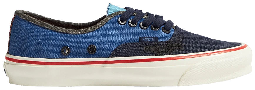 Nigel Cabourn x OG Authentic LX 'Crazy Navy Mix' Trainers - Imagen 2