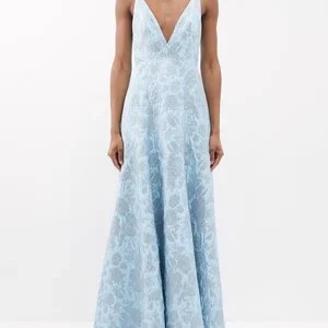 The Vampire's Wife Blue Glinda Floral Brocade