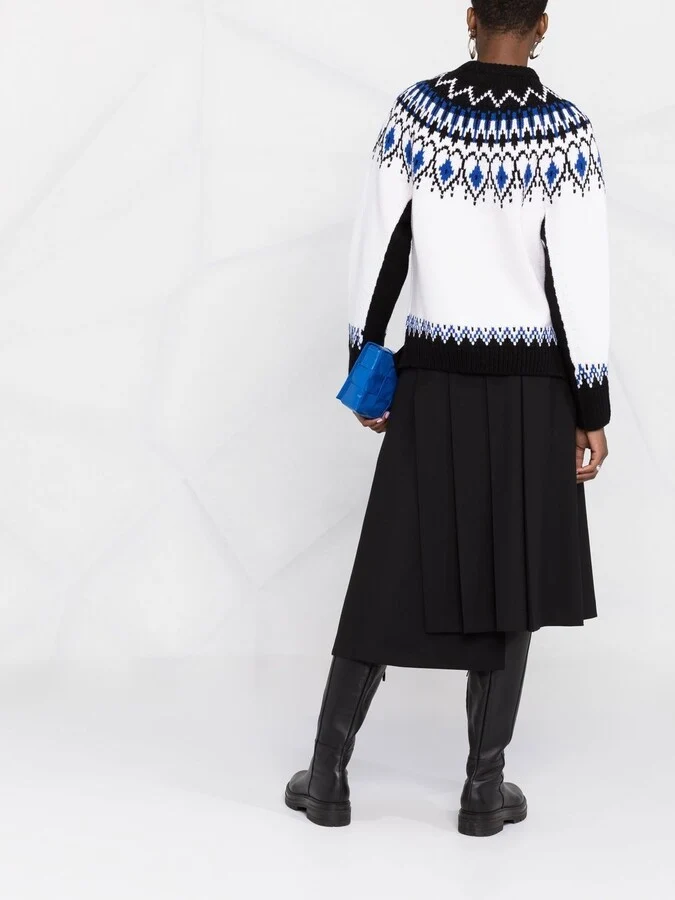 Alexander McQueen Fair Isle Intarsia Wool Jumper - Imagen 5