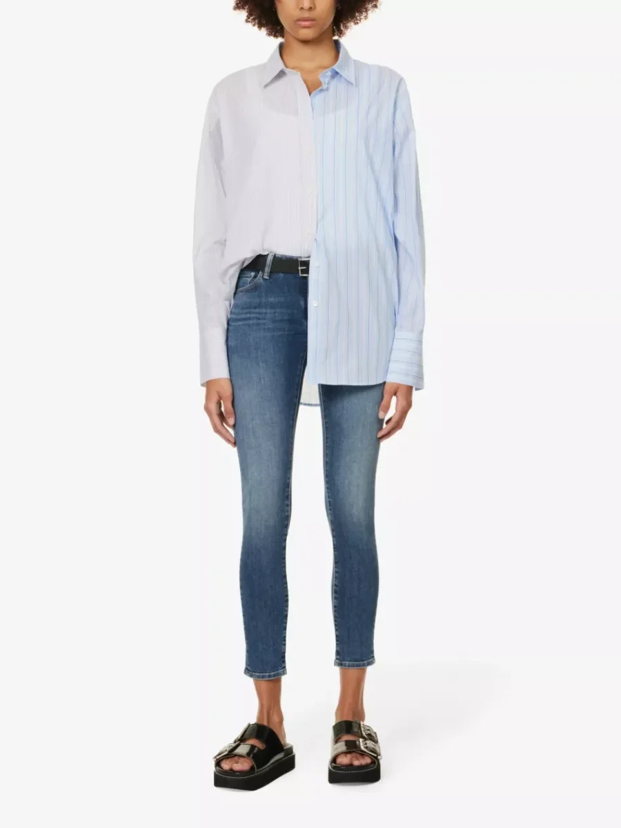 AG Jeans Denim Super Skinny Ankle Legging Blue Jeans - Imagen 3