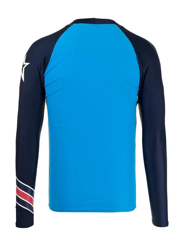 Perfect Moment Mens Blue Long Sleeve Rash Guard Ski Top - Imagen 7