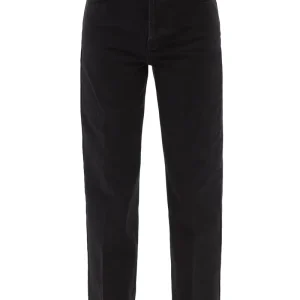 Raey Black Organic Cotton Straight Leg Denim Jeans