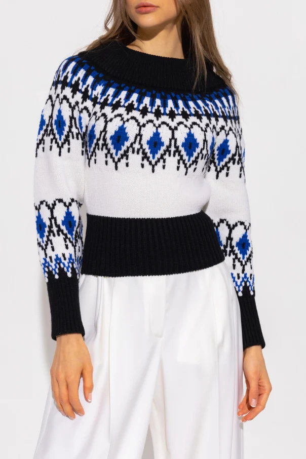 Alexander McQueen Fair Isle Intarsia Wool Jumper - Imagen 8