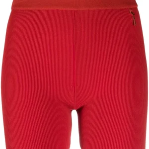 Jacquemus Le Short Arancia Red Biker Shorts
