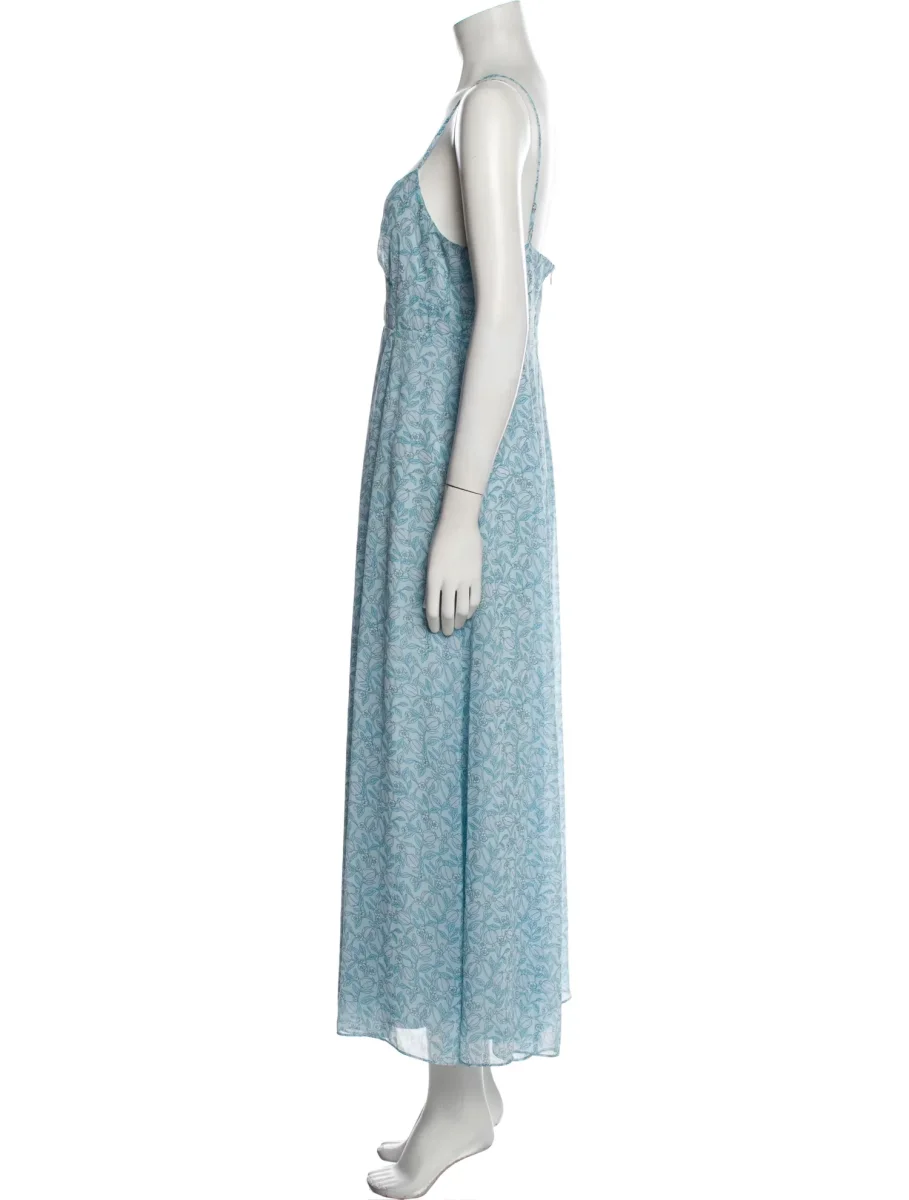 TVF for DVF Blue Floral Slip Dress - Imagen 3