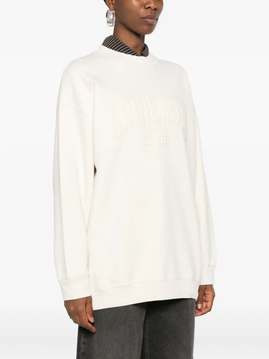 Anine Bing Logo Embroidered Tyler Sweatshirt - Imagen 3