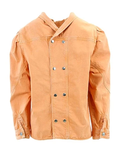 Isabel Marant Espera Orange Sunset Denim Long Sleeve Top - Imagen 2