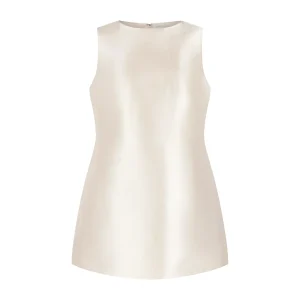Odd Muse Satin Shift Blush Mini Dress