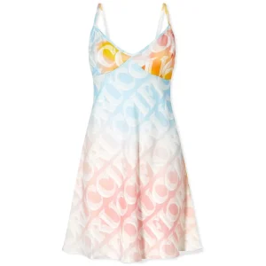 Fiorucci Pastel Monogram Slip Dress