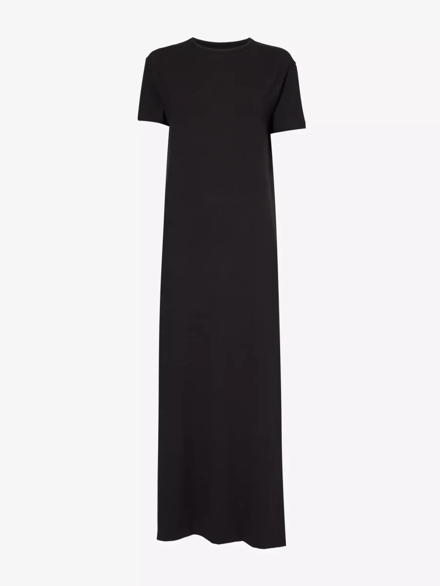 The Frankie Shop Maya Cotton Black Tee Dress - Imagen 3