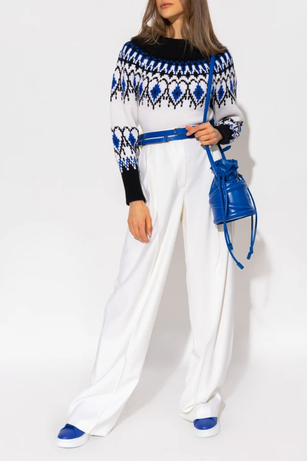 Alexander McQueen Fair Isle Intarsia Wool Jumper - Imagen 7
