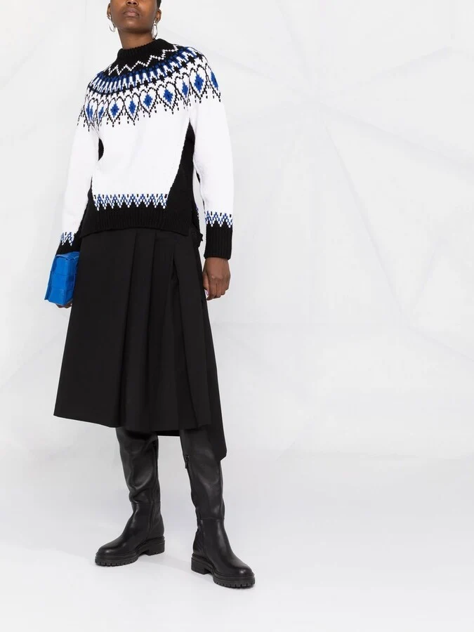 Alexander McQueen Fair Isle Intarsia Wool Jumper - Imagen 3