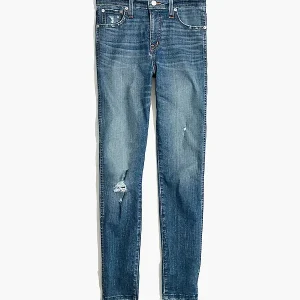Madewell 10" High-Rise Skinny Jeans: Drop Step-Hem Edition