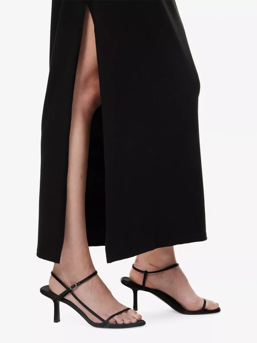 The Frankie Shop Maya Cotton Black Tee Dress - Imagen 6