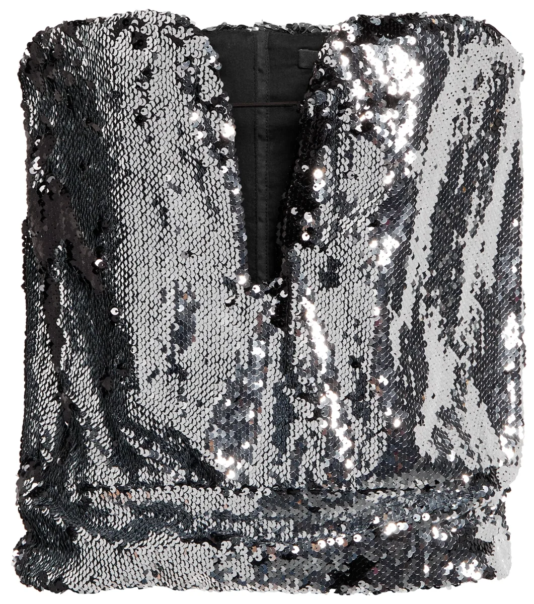 Isabel Marant Mandy Sequinned Embellished Plunge Bustier Top - Imagen 2