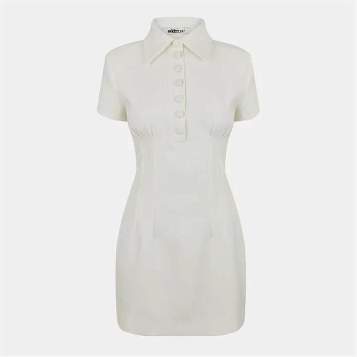 Odd Muse Om The Ultimate Muse Collared Mini Dress - Imagen 2