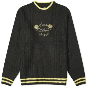 Patta Loves You Cable Knitted Pirate Black Jumper