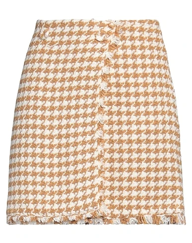 Iblues Max Mara Tweed Houndstooth Print Wrap Skirt - Imagen 2