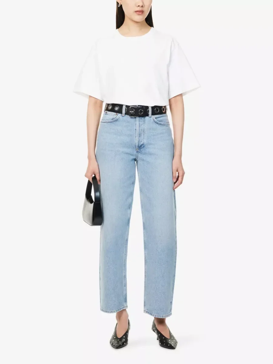 Agolde Henson Baggy Taper Denim Jeans in Replica - Imagen 6