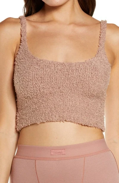 Skims Cozy Bouclé Teddy Sleeveless Vest Top - Imagen 6