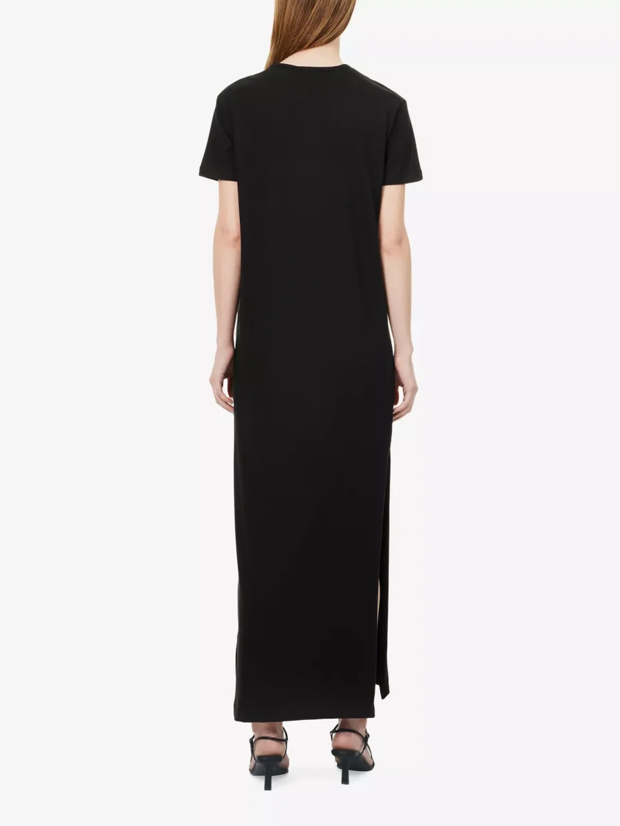 The Frankie Shop Maya Cotton Black Tee Dress - Imagen 5