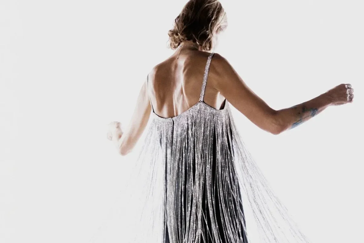 RAEY Crystal Fringe Mini Slip Dress - Imagen 6