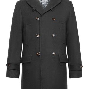 Moncrief Double Breasted Dark Green Coat