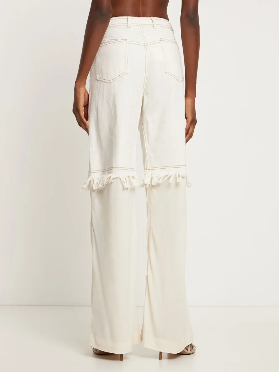 Christopher Esber Off-White Deconstruct Splice Jeans - Imagen 4