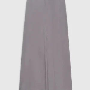 Anine Bing Purple Silk Satin Slip Skirt