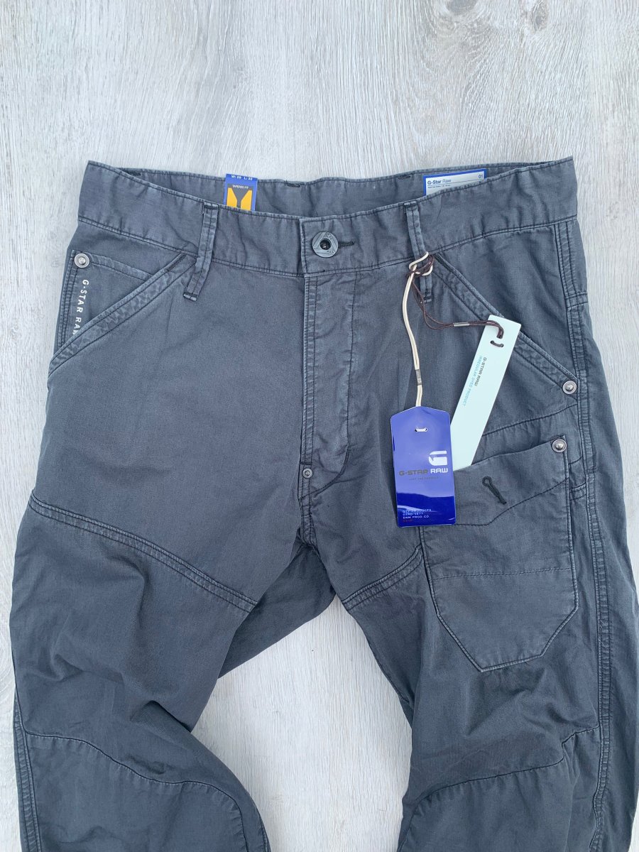 G-Star 5620 Skiff 3D Tapered Grey Battle Twill Trousers Pants - Imagen 3