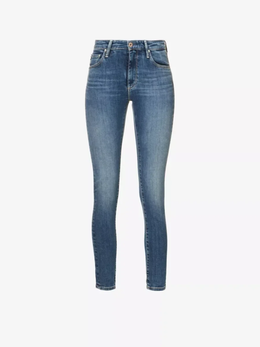 AG Jeans Denim Super Skinny Ankle Legging Blue Jeans - Imagen 2