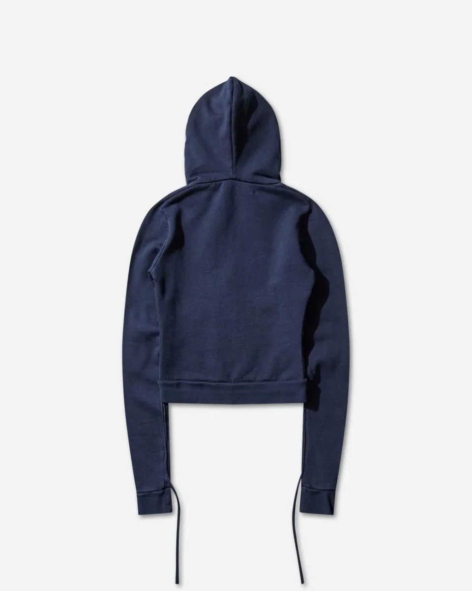 Ottolinger Navy Blue Fitted Zip Hoodie - Imagen 7