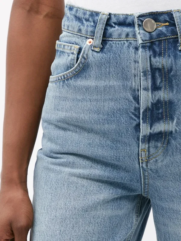 Raey Find Straight Leg Blue Jeans - Imagen 4