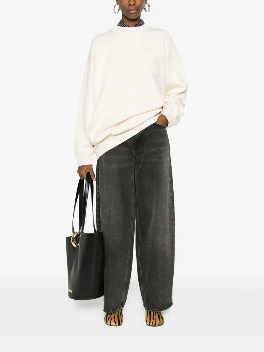 Anine Bing Logo Embroidered Tyler Sweatshirt