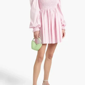 The Vampire's Wife The Straw Girl Pink White Gingham Check Mini Dress