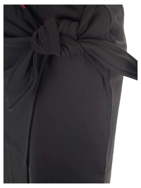 Isabel Marant Etoile Black Isilde Wrap Knot Side Skirt - Imagen 4