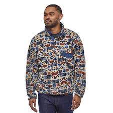Polar LW Synchilla Snap-T Pullover Hombre Beige - Imagen 3
