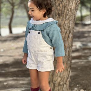 PETO PANTALON JEANS Blanco