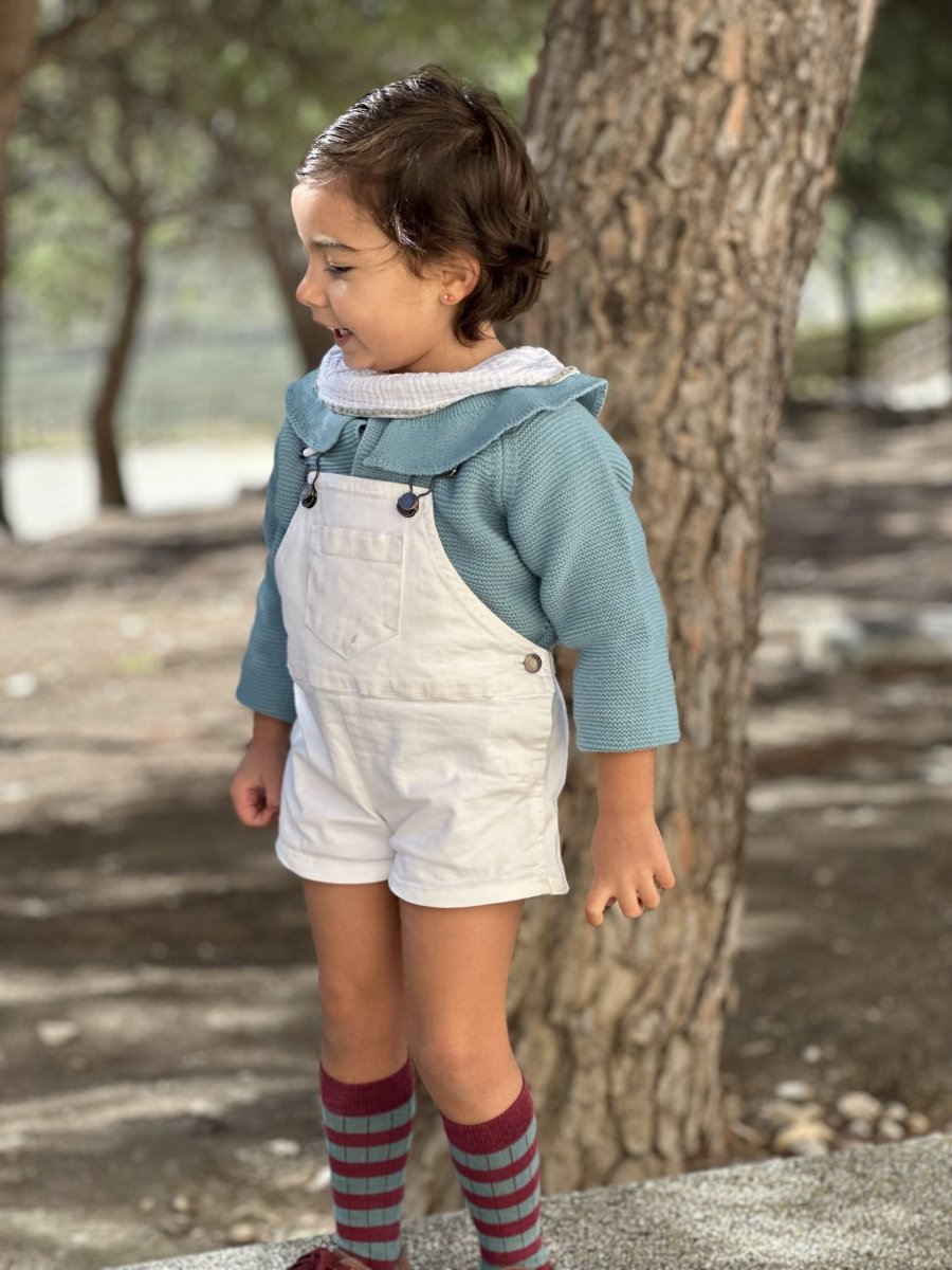 PETO PANTALON JEANS Blanco