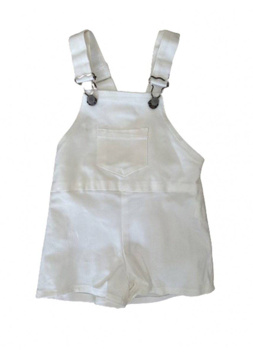PETO PANTALON JEANS Blanco - Imagen 5