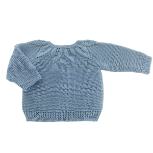 Jersey hojas handmade