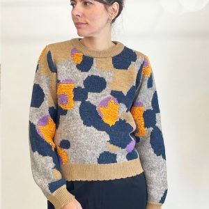 Jersey manchas con diferentes texturas