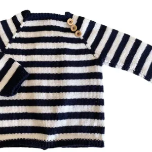 Jersey Rayas marinero handmade